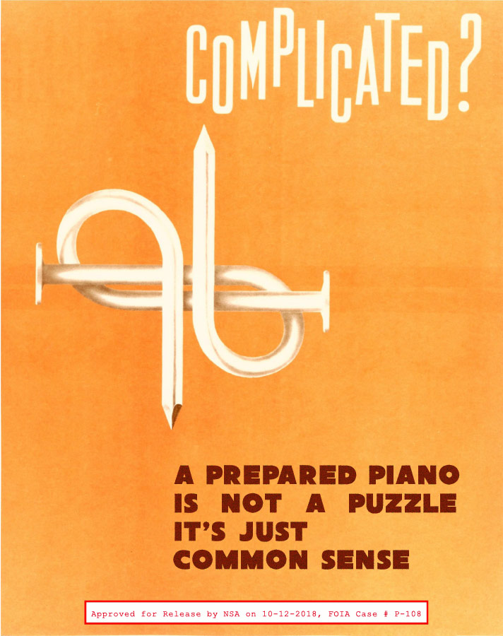 classical music is boring says, ''prepared pianos are just common sense''