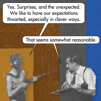 Professor Pangloss and rabbit